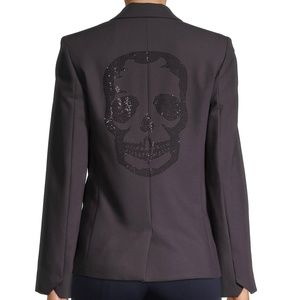ZADIG & VOLTAIRE Vedy Bis Embellished Skull Blazer